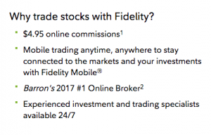 Fidelity Commissions