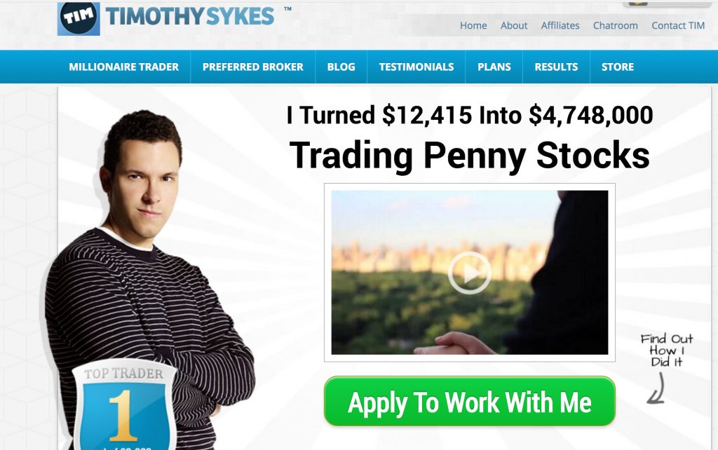 Timothy Sykes Offer